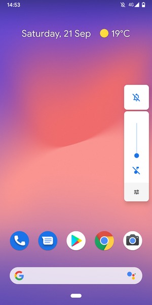 Select Mute to change to Sound mode again