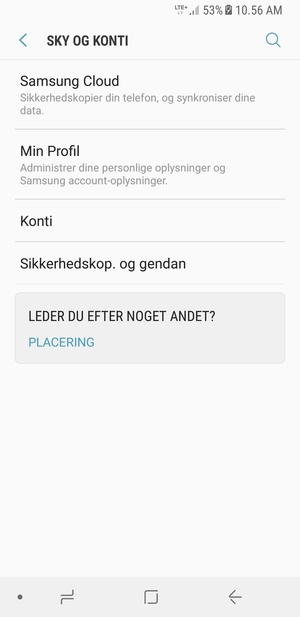 Vælg Konti