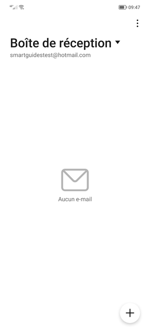 Votre messagerie Hotmail est prête à l'emploi