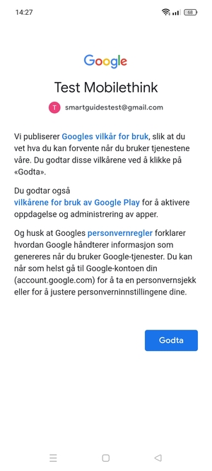 Velg Godta