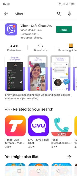 Select the app