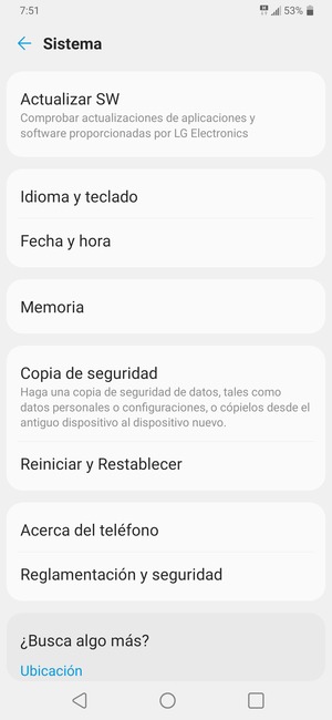 Seleccione Actualizar SW