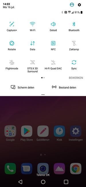 Schakel Wi-Fi en Bluetooth uit