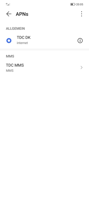 Ihr Handy ist nun für MMS eingerichtet