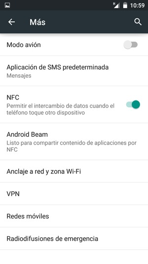 Seleccione Redes móviles
