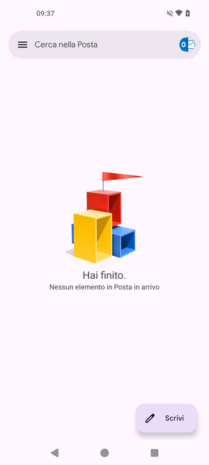 Il tuo account è pronto per l'uso