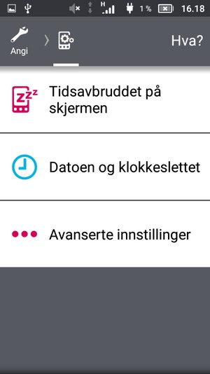 Bla til og velg Avanserte innstillinger