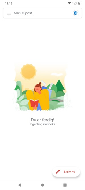 Hotmail er klar til bruk