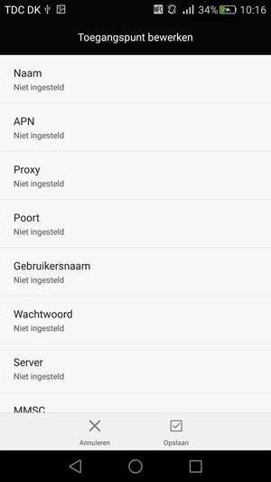 Voer mms-gegevens in