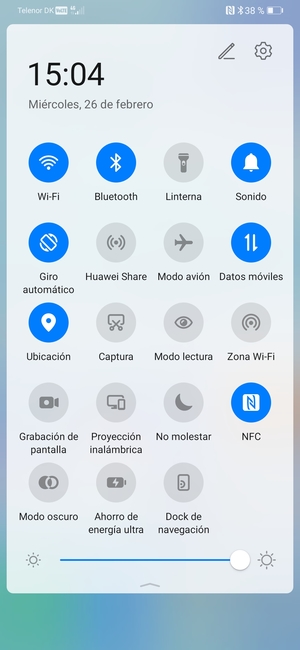Desactive Wi-Fi y Bluetooth