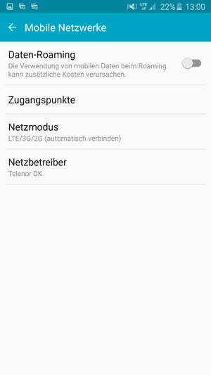 Wählen Sie Zugangspunkte