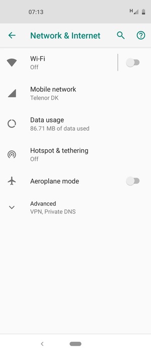 Select Hotspot & tethering