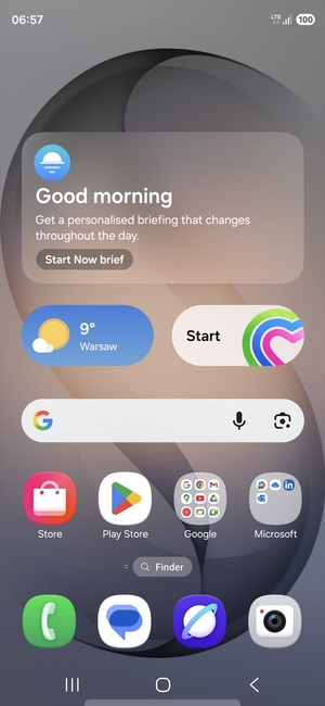 Swipe up
