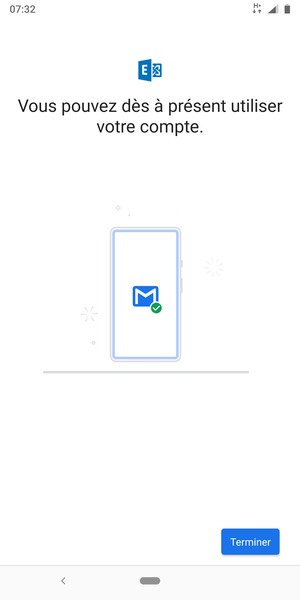 Sélectionnez Terminer