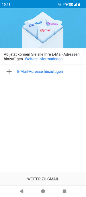 Wählen Sie E-Mail-Adresse hinzufügen