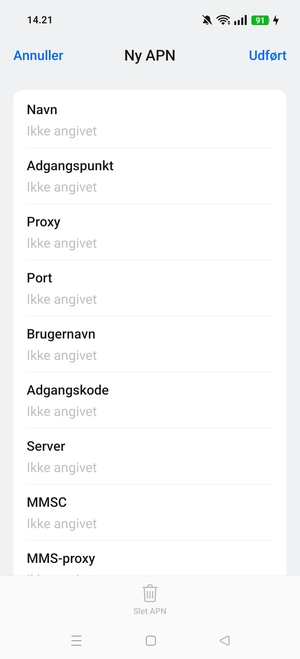 Indtast MMS-oplysninger