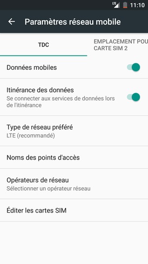 Si vous voyez cet écran, sélectionnez Public