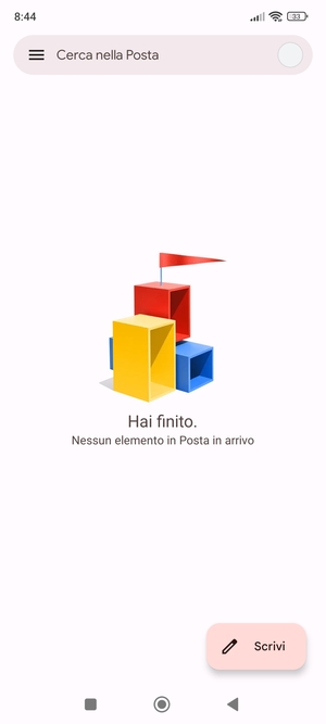 Il tuo account è pronto per l'uso