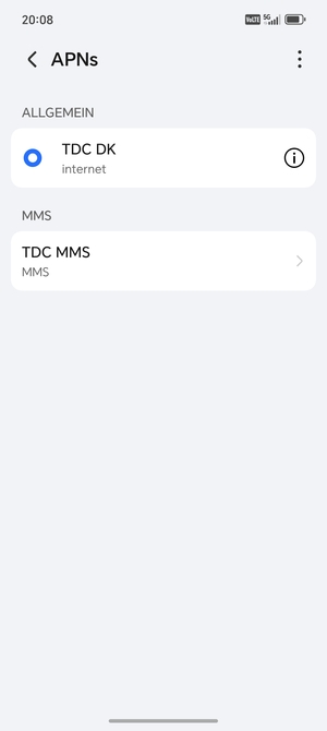 Ihr Handy ist nun für MMS eingerichtet