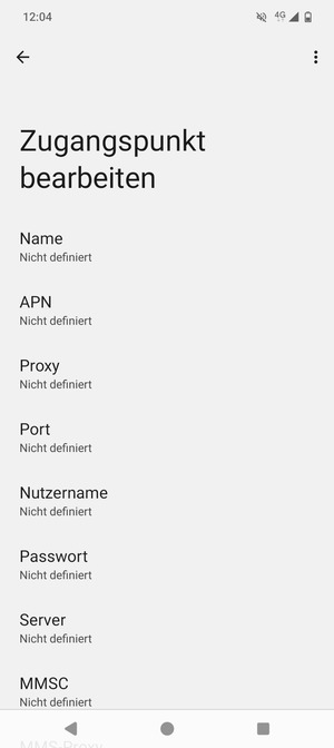 Geben Sie Internet-Informationen ein