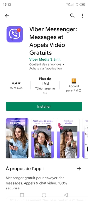 Sélectionnez Installer