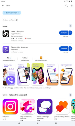 Velg app