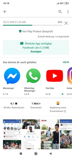 Warten Sie, bis der Installationsprozess  beendet ist