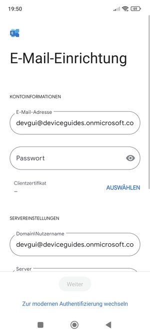 Geben Sie Ihre Passwort ein