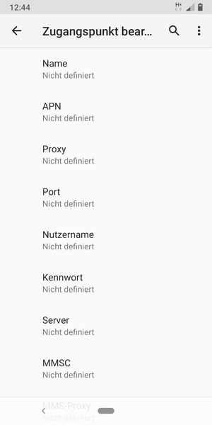 Geben Sie Internet-Informationen ein