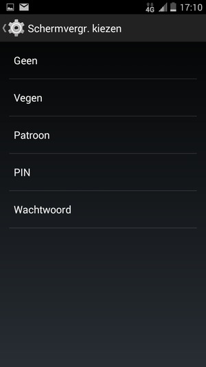 Selecteer Patroon