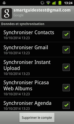 Cocher toutes les cases