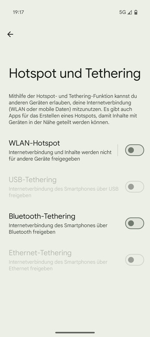 Wählen Sie WLAN-Hotspot