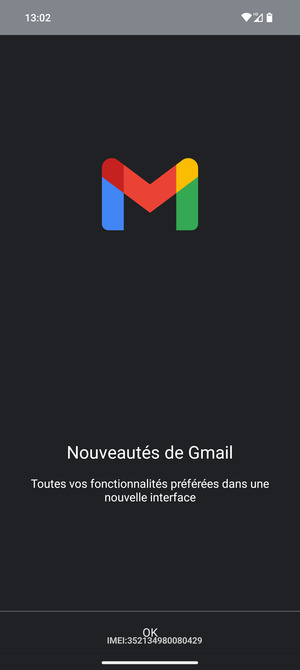 Sélectionnez OK