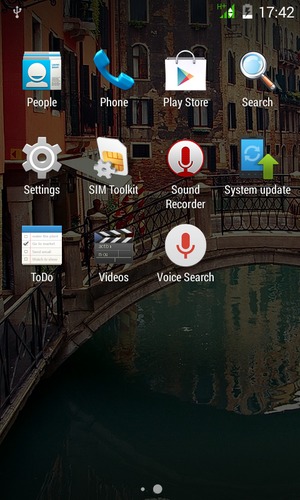 Scroll to and select Settings