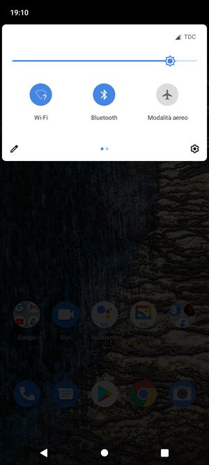 Disattiva Wi-Fi e Bluetooth