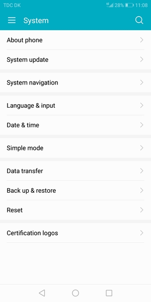 Select System update