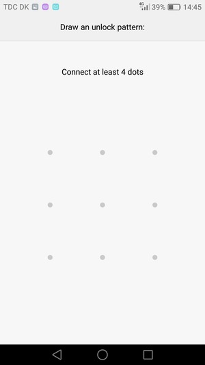 Draw an unlock pattern