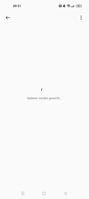 Warten Sie, bis die Suche abgeschlossen ist