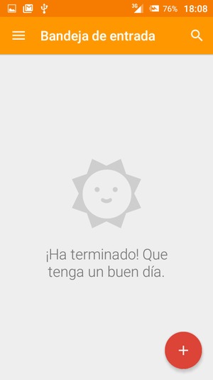 Su Gmail/Hotmail está listo para usar