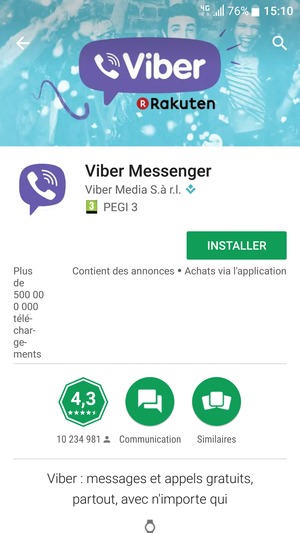 Sélectionnez INSTALLER