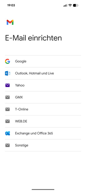 Wählen Sie Sonstige