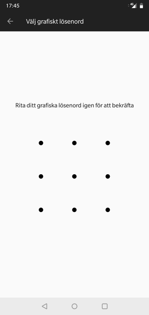 Rita upplåsningsmönstret igen