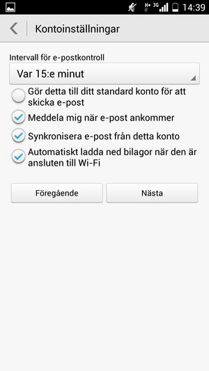 Välj Nästa