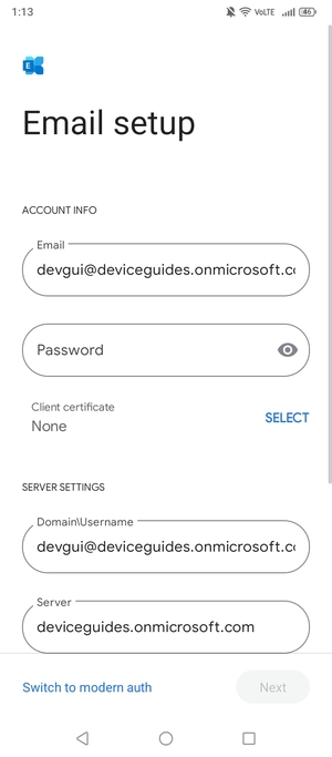 Enter your password