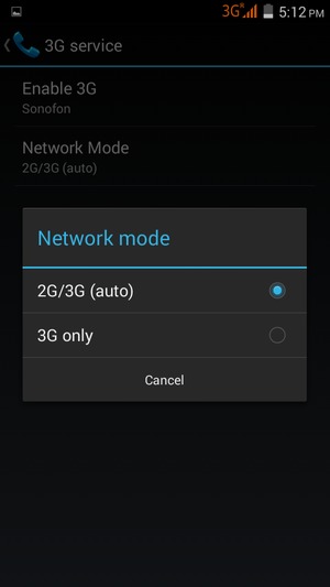 Select your preferred option