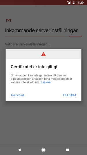 Välj Avancerat