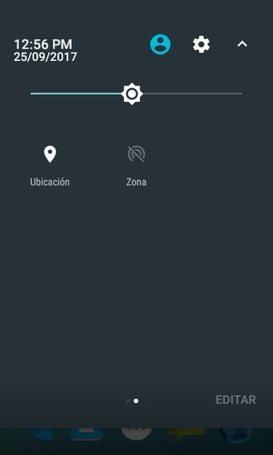 Desactive Ubicación