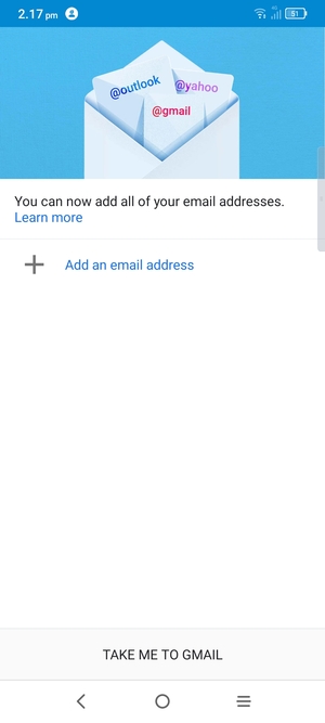 Select Add an email address