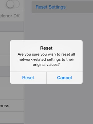Select Reset