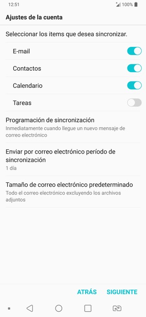 Seleccione SIGUIENTE